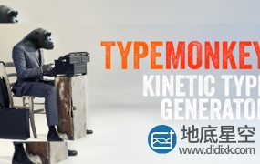 AE脚本:倒鸭子风格文字运动排版MG动画 Aescripts TypeMonkey v1.17
