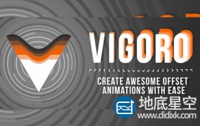 AE脚本:MG延迟拖尾效果 Aescripts Vigoro V1.0.4
