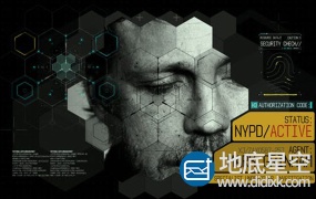 AE模板-神秘科技感HUD联邦调查局犯罪行动侦察包装片头 Secret Crime Investigation