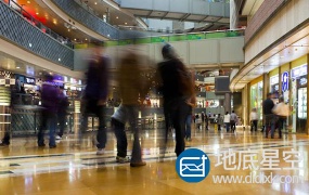 视频素材:实拍上海购物中心景观高清素材