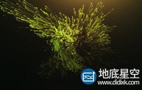 AE模板-抽象的有机颗粒粒子标志logo展示动画