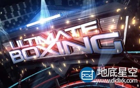 AE模板-拳击竞技场比赛介绍体育广播栏目包装片头动画
