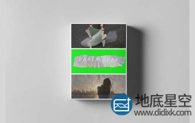 视频素材:撕纸定格遮罩转场 Tropic Colour – Paper Tear Transitions