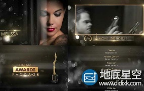 AE模板-梦幻粒子奥斯卡颁奖典礼晚会包装