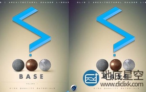 C4D材质预设:180组Redshift渲染器车漆金属布料液体玻璃塑料石头木纹