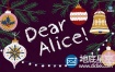 AE模板-圣诞节活动庆祝文字动画