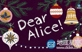 AE模板-圣诞节活动庆祝文字动画