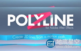 AE插件:三维多边形线条折叠路径动画 Aescripts Polyline Pro v1.2.0