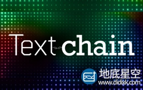 AE脚本:文字样式编辑 Aescripts Text Chain v1.1