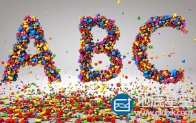 C4D教程:模型元素汇聚字母ABC数字123变换动画+工程文件