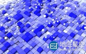 C4D教程:方块圆球弹跳动画+工程文件