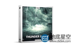 音效素材:66组远近距离的雷声不同强度降雨及风暴雷雨自然环境音效库