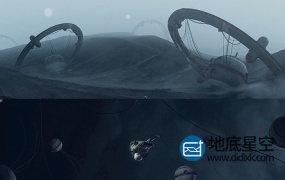 C4D工程:未来科幻外星球场景动画工程 C4D Octane Render
