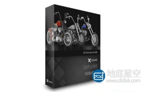 3D模型:摩托车机车 CGAxis – Vehicles Volume