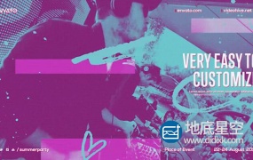 AE模板-时尚动感俱乐部酒吧夜总会舞台演唱会视频展示