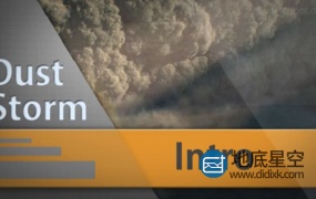 Houdini教程:沙尘暴粒子特效 Udemy – Dust Storm in Houdini