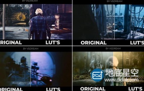 LUTs预设:15组高质量电影级LUTs明亮饱和调色预设