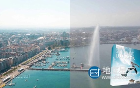LUTS预设:10个大疆/GH5/GoPro/Sony风景旅拍vlog蓝天空调色预设