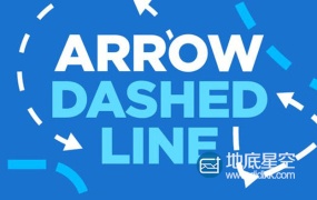 视频素材:40组虚线箭头动画 Arrow Dashed Line
