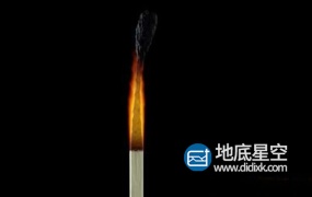 C4D教程 :火柴燃烧动画教程