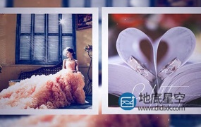 AE模板-唯美浪漫婚礼相册情人节爱情照片视频动画 Wedding Day
