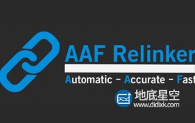 AE脚本:导入AAF时素材自动重新链接工具 AAF Relinker v1.0