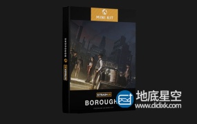 3D模型:19世纪美国建筑楼房 KitBash3D – Mini Kit: Boroughs
