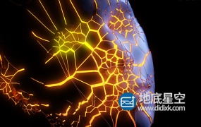 C4D插件:泰森笔刷绘制分裂破碎控制工具 CV-Paint Fracture v1.0