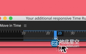 AE脚本:时间轴刻度标尺指针自由快速移动 Move in Time v1.0