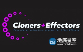 AE脚本:图层复制克隆动画特效 Cloners Effectors v1.2.5