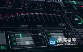 AE模板-200种HUD界面未来科技感设计元素包 FUI HUD Design Elements