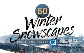 LUT预设:50个冬季风景旅行摄影视觉美感Lightroom预设和LUT调色预设