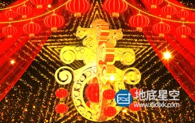 视频素材-2020鼠年新春喜庆动态背景素材