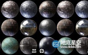材质贴图-9张金属材质贴图 Material Metal v2