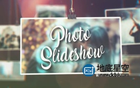 AE模板-电影戏剧性情感爱情回忆照片幻灯片相册