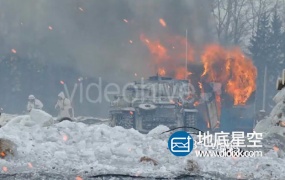 视频素材-4组火焰燃烧时弹出的火花粒子特效合成素材
