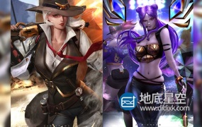 PS素材-游戏动漫女性角色数字绘画PSD源文件