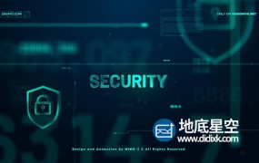 AE模板-未来派科幻高科技文字排版logo展示片头动画 High Technology Logo Opener
