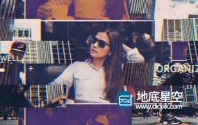 AE模板-时尚动感快节奏节假日旅行旅拍展示片头动画 Dinamic Opener