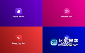 AE模板-简洁的MG图形标志logo展示动画