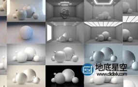C4D灯光预设-MotionSquared Light Kit v3.0