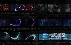 视频素材-100组4K实用粒子运动医学科技网络宣传特效背景视频素材