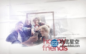 AE模板-唯美的家庭照片水墨复古回忆婚礼相册幻灯片动画 Memories Are Never Lost