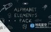 AE模板-铅笔绘画的字母数字图形动画元素 Alphabet Elements