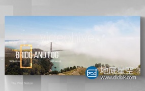 AE模板-简洁干净的网格遮罩国家公园景点动物植物视频动画展示 The Wild Nature