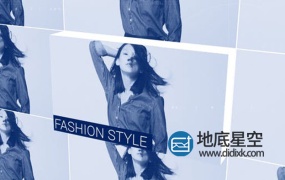 AE模板-时尚模特写真春夏季现代时装宣传片头视频效果 Minimal Fashion Opener