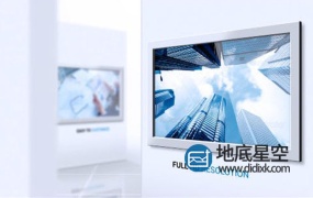 AE模板-3D企业形象宣传展示公司商业项目宣传动画 Real White Gallery Opener