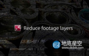 AE脚本-快速清除时间轴中未使用的素材图层 Reduce Footage Layers v1.23