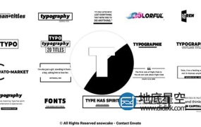 AE模板-20个干净简介的矿标题文字排版动画 20 Clean Minimal Titles