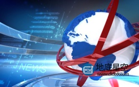 AE模板-突发新闻直播播报体育天气预报片头动画